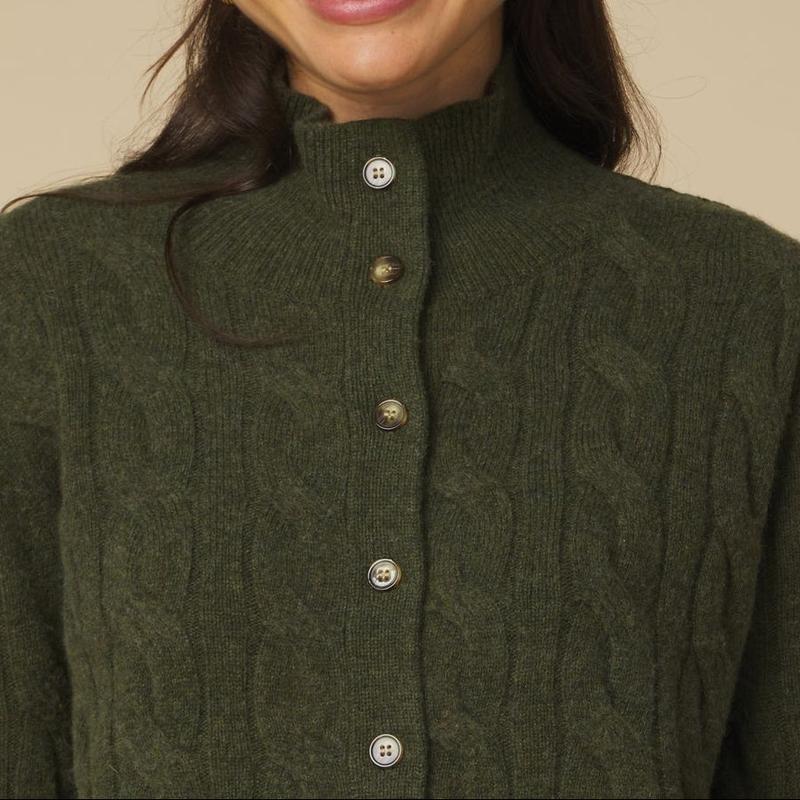 JC Sophie Pippin Cardigan - Thyme Green