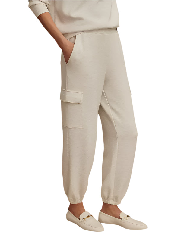 Varley Cargo Pant (27.5") - Ivory Marl