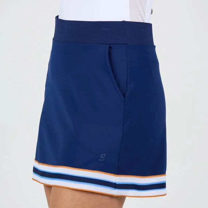 Sofibella Classic Currents Skort (15") - Navy