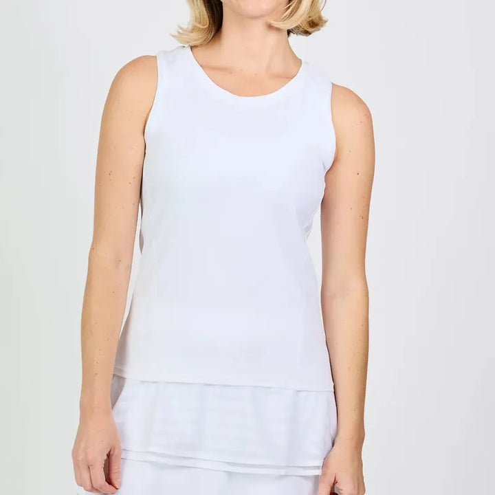 Sofibella White Stripes Tank - White