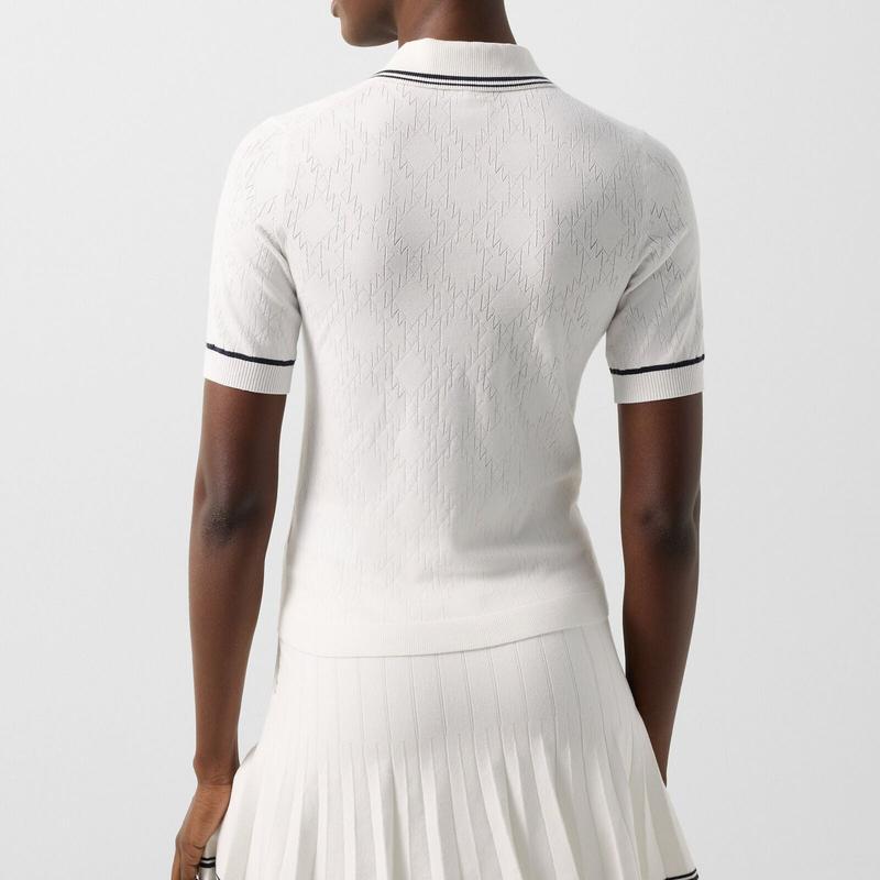 Bogner Sport Mandy Knit Polo - Off White