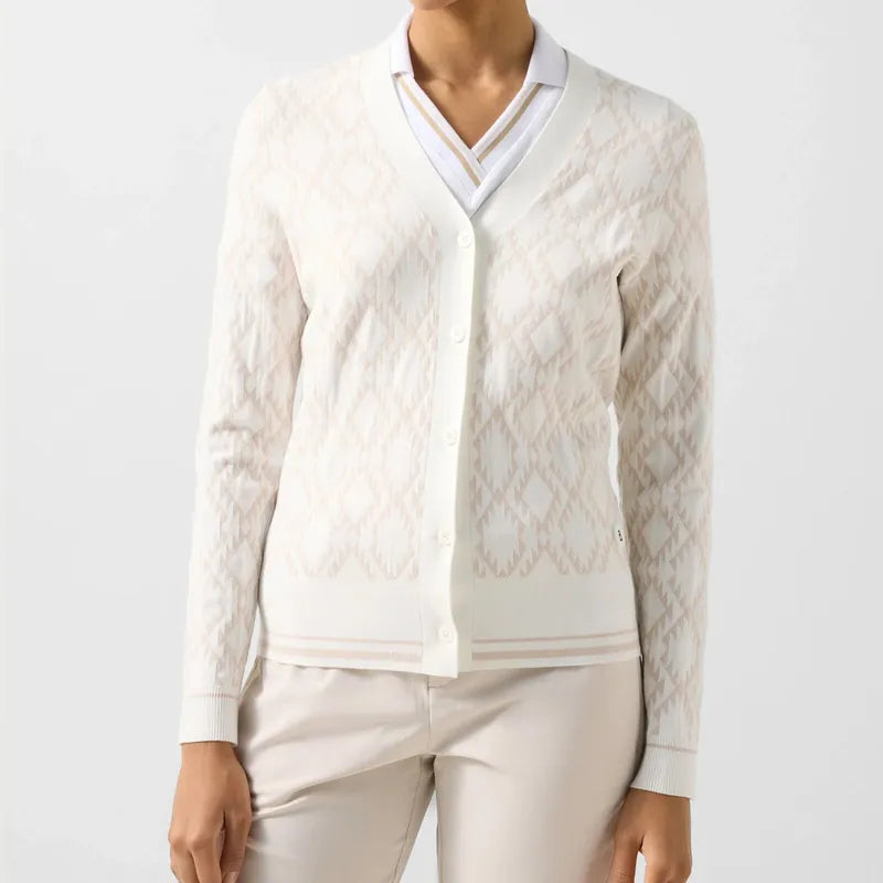 Bogner Sport Amber Cardigan - Cream/Sand