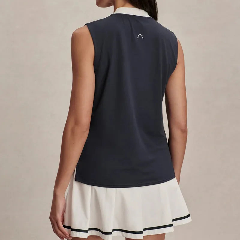 Varley Shelby Tank - Blue Nights/White