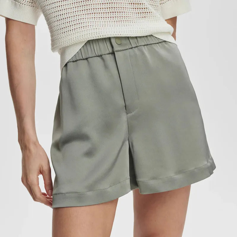 Varley Sarka Hi-Rise Shorts - Sage