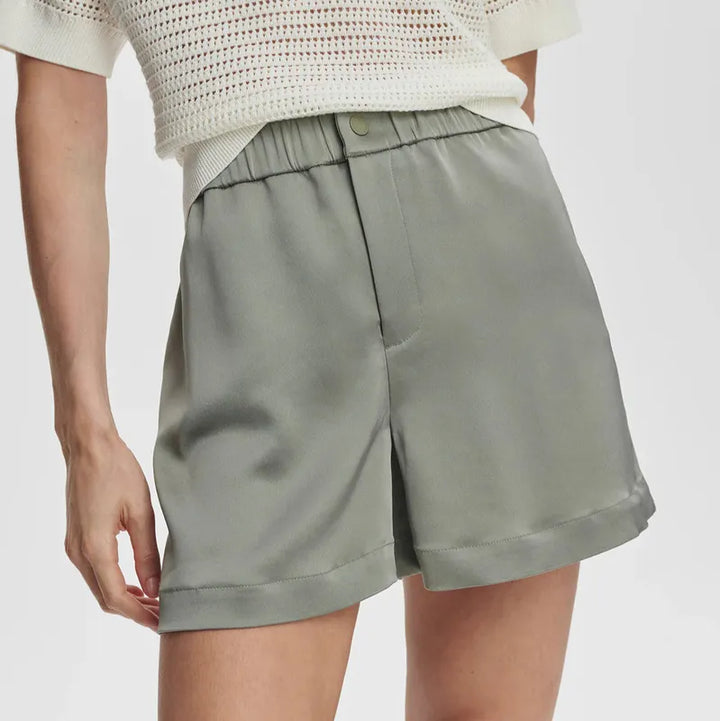 Varley Sarka Hi-Rise Shorts - Sage