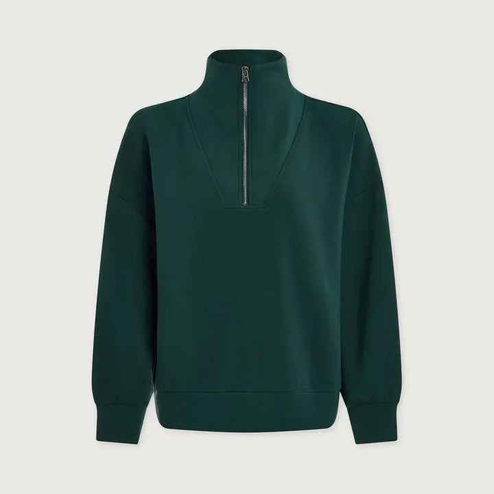 Varley Hawley Zip Sweat - Ponderosa Pine