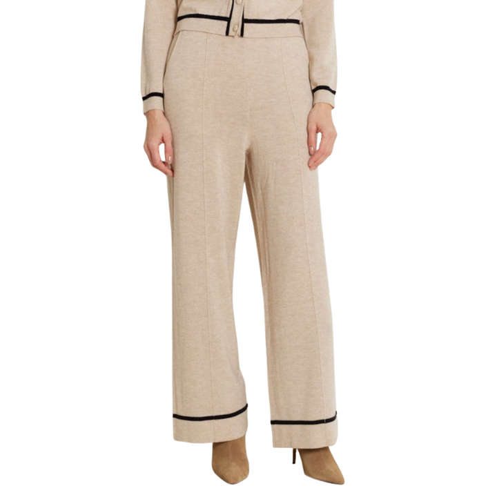 NOTSHY Merino Pants - Beige/Black