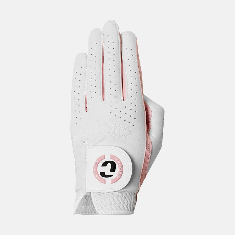Duca Del Cosma Golf Glove - White/Pink