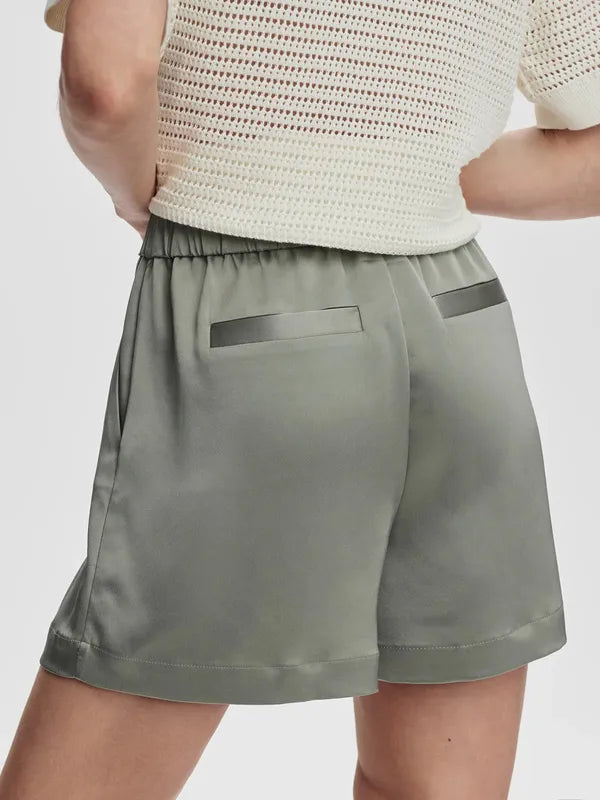 Varley Sarka Hi-Rise Shorts - Sage