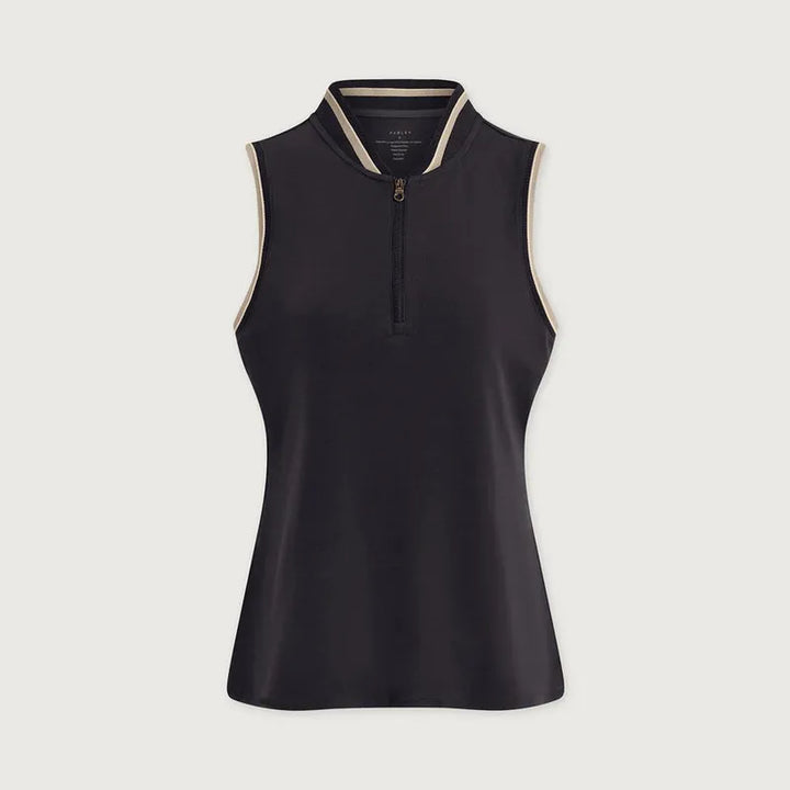 Varley Inga Mock Neck Top - Navy