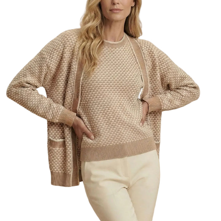 Varley Tarran Knit Cardigan - Taupe