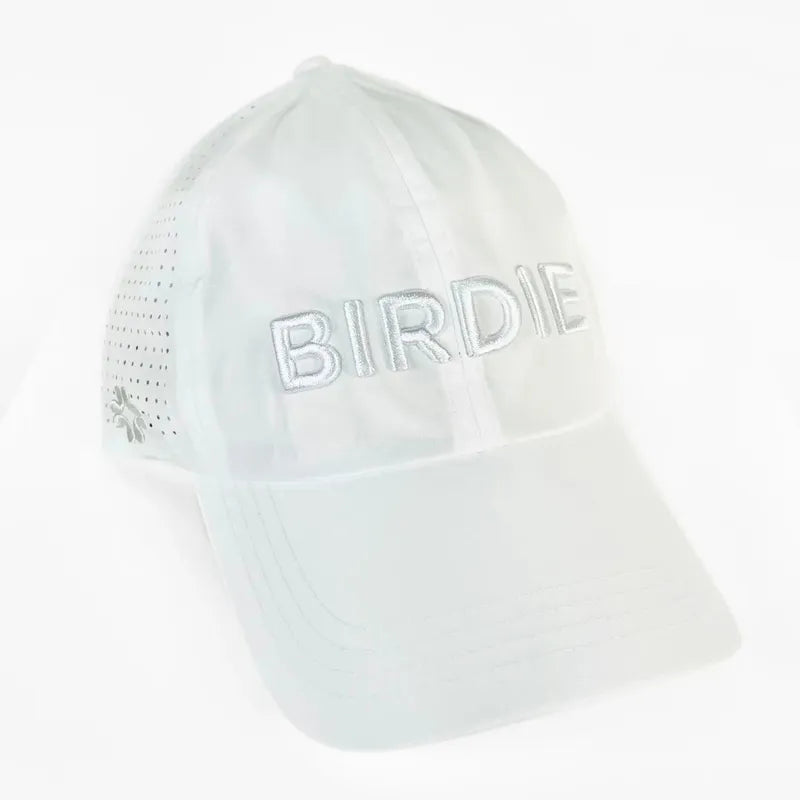 Vimhue Golf Birdie Puff Tonal Hat - White