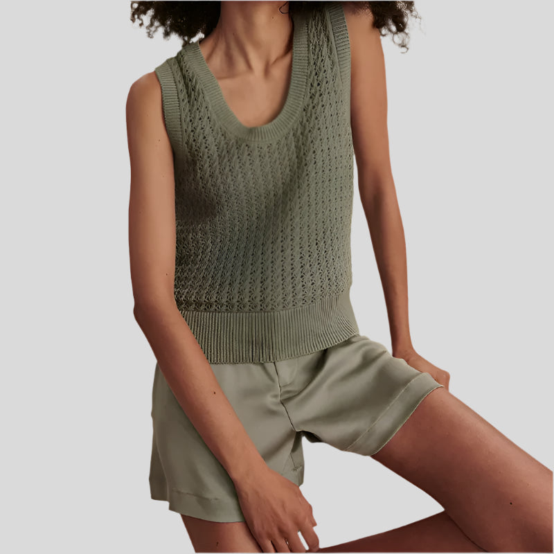 Varley Ferns Knit Tank - Shadow