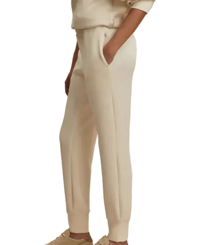Varley Slim Cuff Pants (30") - Pristine Ivory