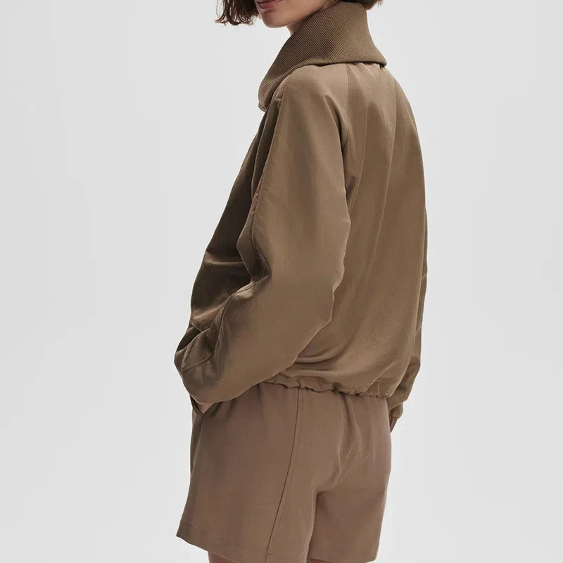Varley Morven Blouson Jacket - Light Taupe