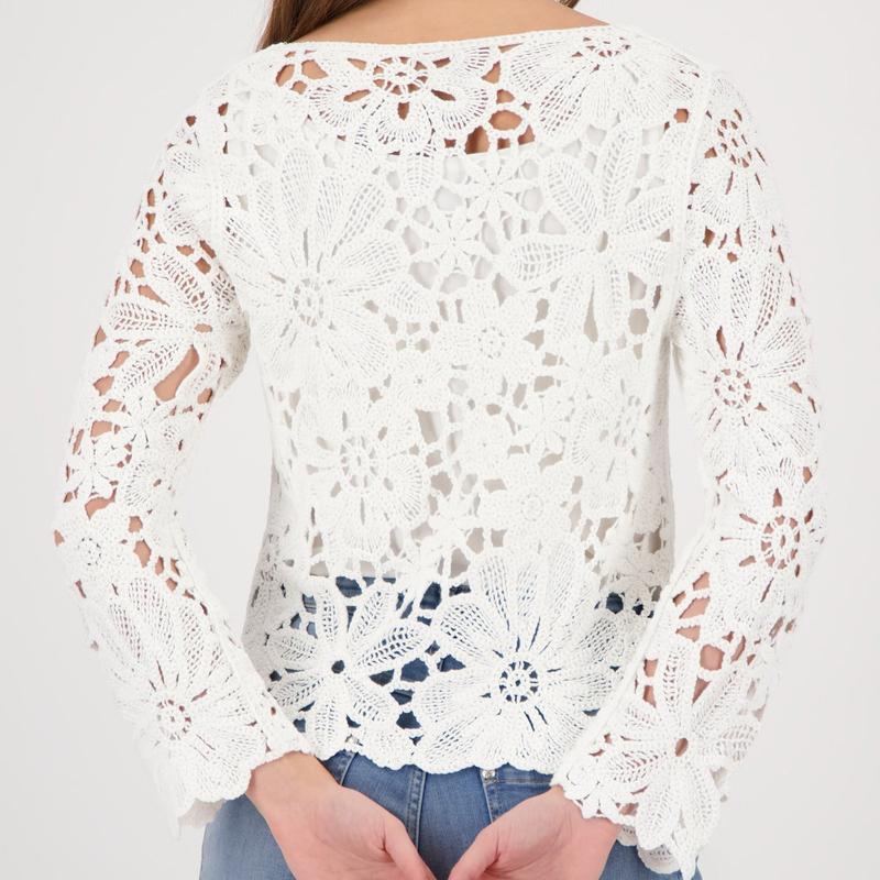 Monari Cutout Top - Off White