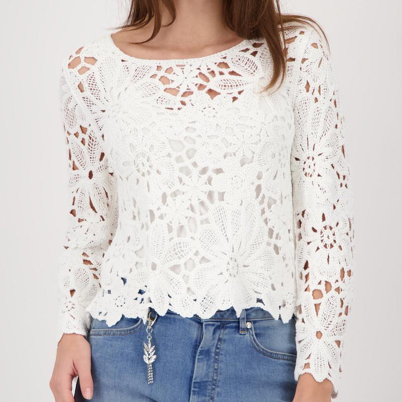 Monari Cutout Top - Off White