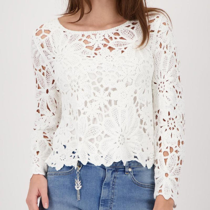Monari Cutout Top - Off White