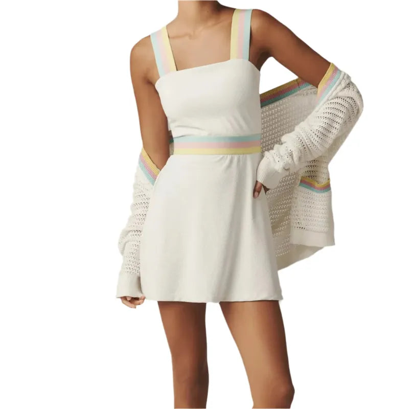 Beach Riot Miriam Dress - White/Rose