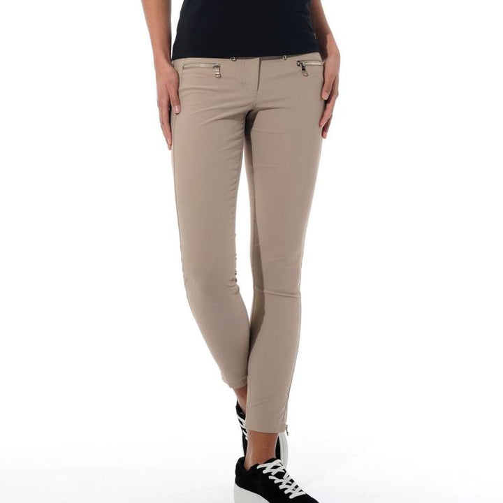 MDC Double Zip Ankle Pants - Taupe