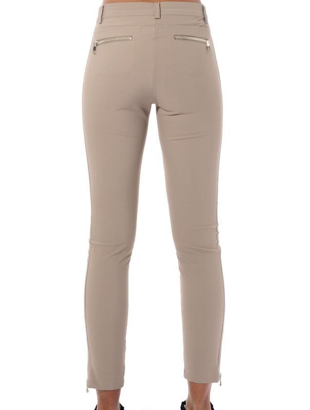 MDC Double Zip Ankle Pants - Taupe