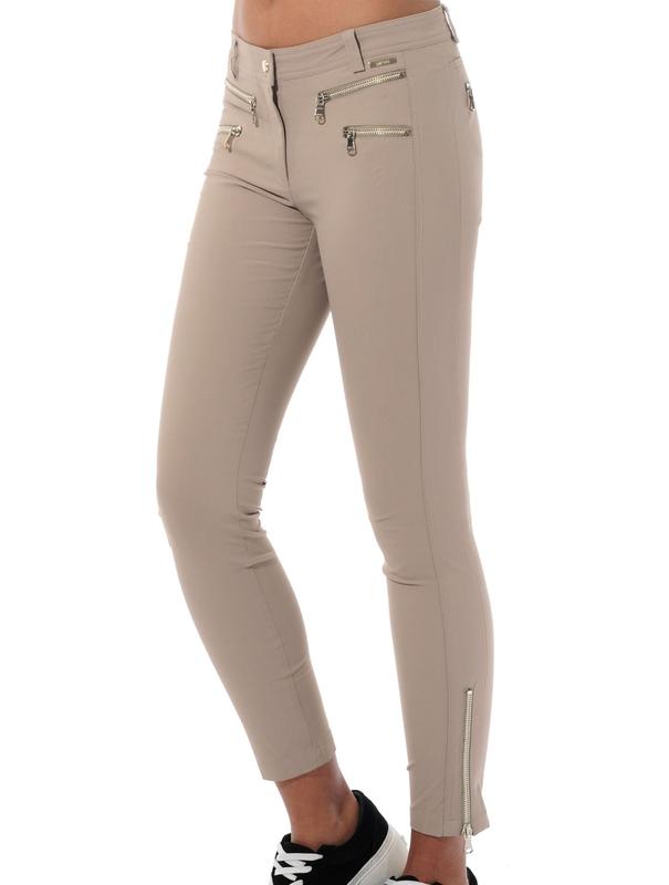 MDC Double Zip Ankle Pants - Taupe