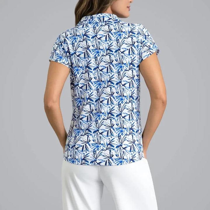 IBKUL Norma S/S Polo - Peri Blue