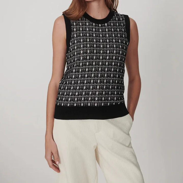 Varley Safia Knit Top - Black