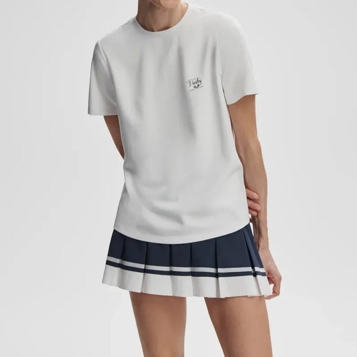 Varley Mattie Branded Tee - White