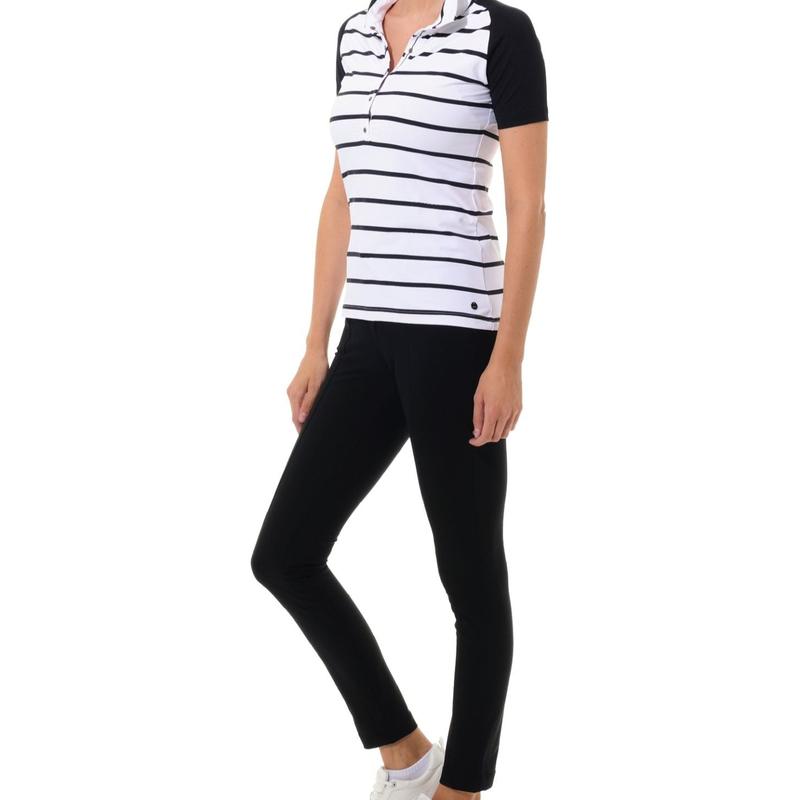 MDC Curvy Stretch Pants - Black (gunmetal zip)