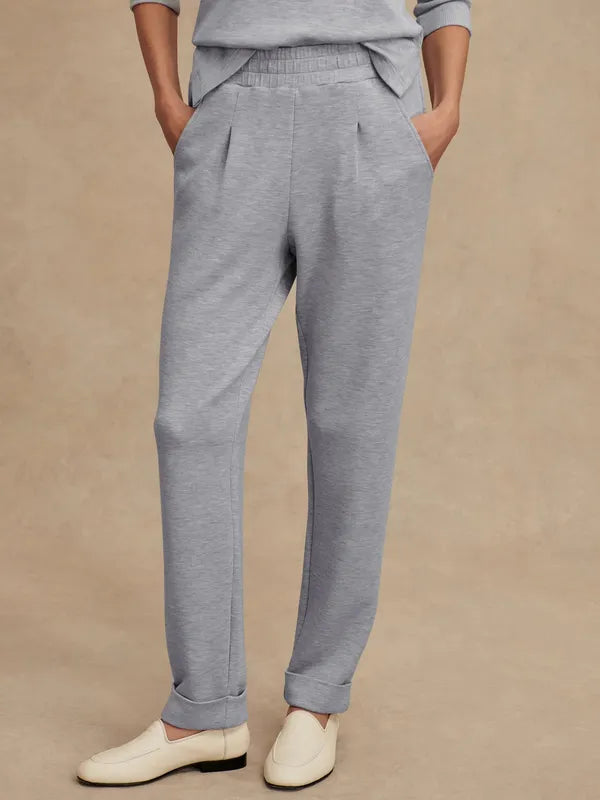 Varley Rolled Cuff Pant (25") - Mid Blue Marl