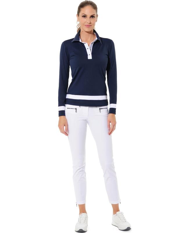 MDC L/S Polo - Navy