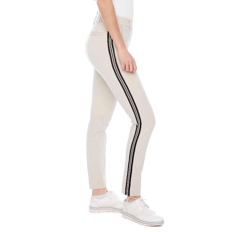 Swing Control Side Stripe Ponte Pant(30") - Desert