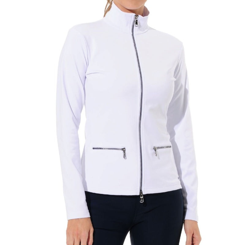 MDC L/S Softex Full Zip Jacket - White