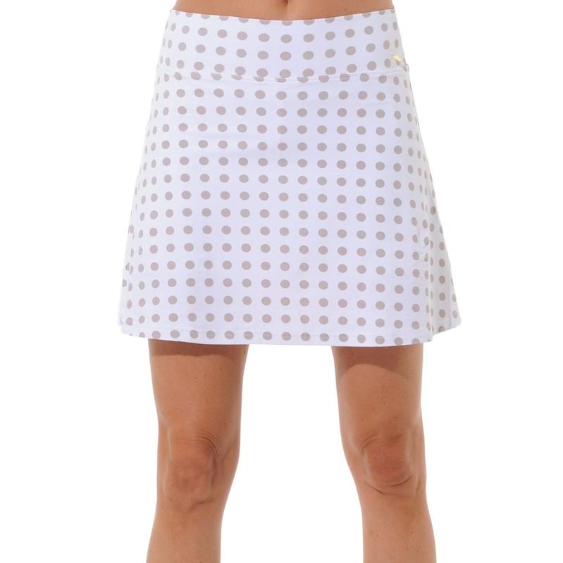 MDC Print Skort - Taupe Dots