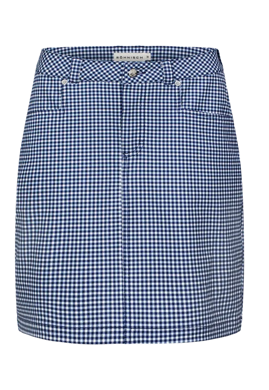 Rohnisch Chie Comfort Skort - Blue Check