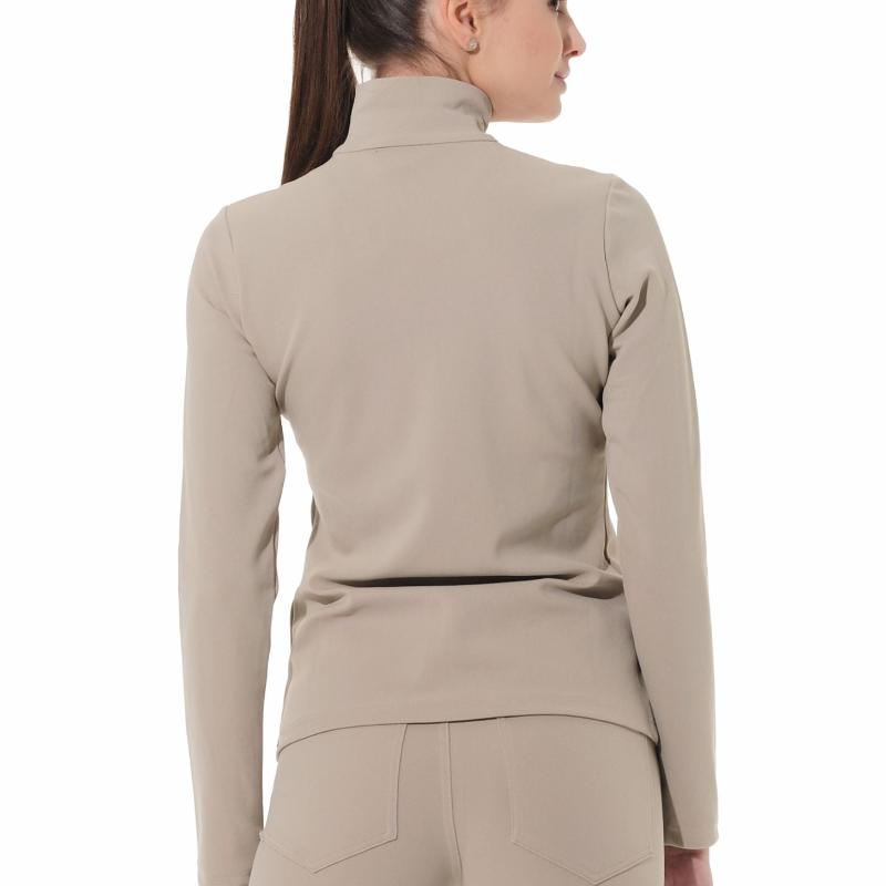 MDC Stretch Zip Jacket - Taupe