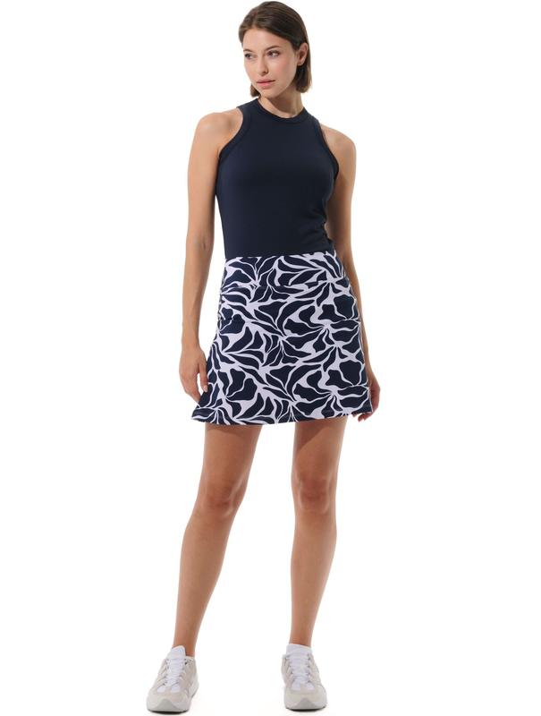 MDC Matisse Print Skort - Navy/White