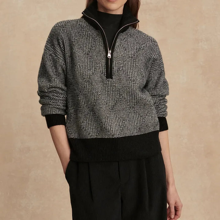 Varley Aldridge Zip Sweater - Black