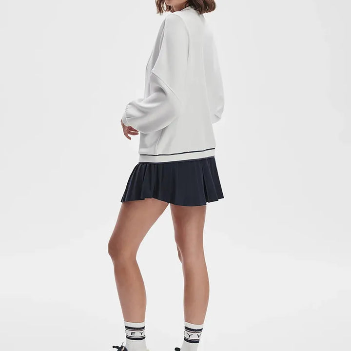 Varley Decker Off Court Cardigan - White