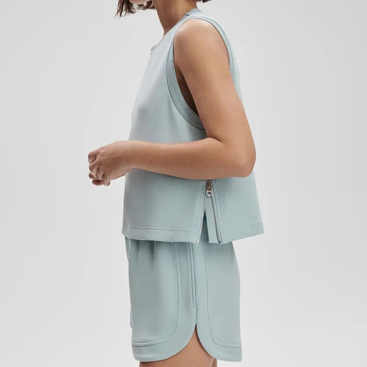 Varley Shea Crop Tank - Ether Blue