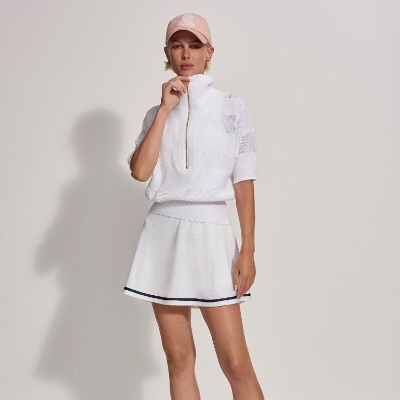 Varley Kembria Knit Top - White