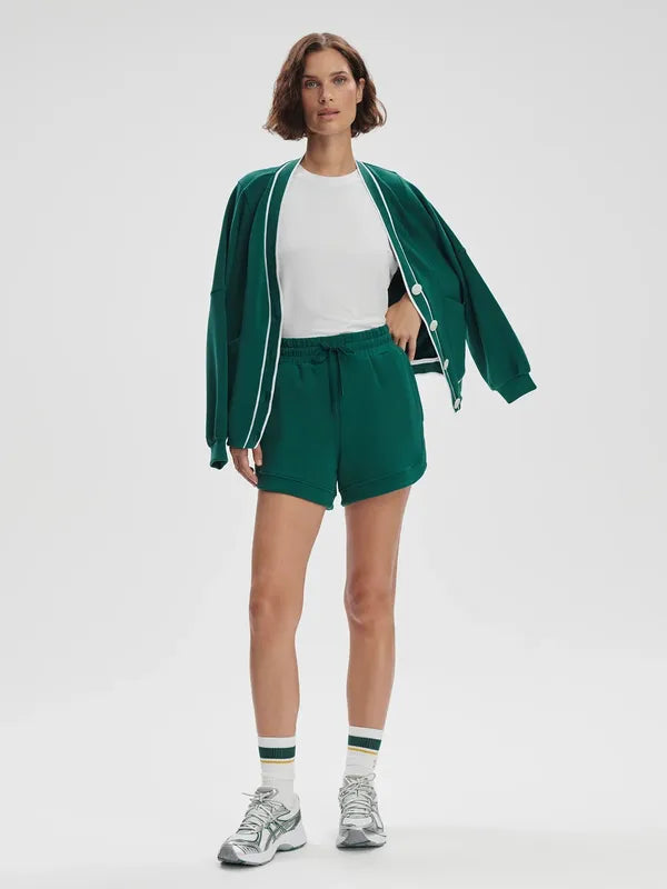 Varley Ollie Hi-Rise Shorts (3.5") - Forest Green