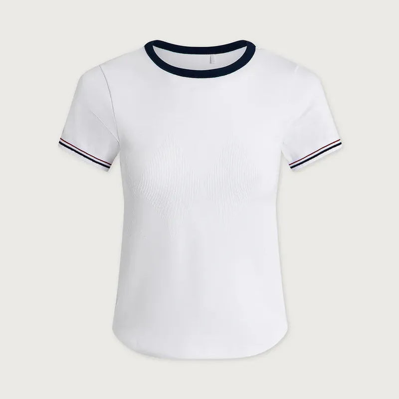 Varley Gleadle Seamless Tee - White