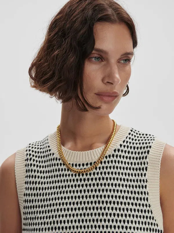 Varley Knowles Knit Vest - Birch Multi