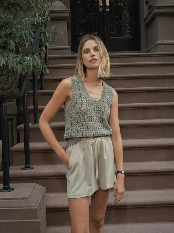 Varley Ferns Knit Tank - Shadow