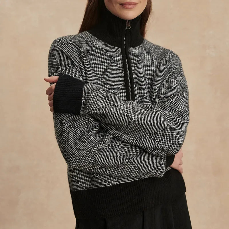 Varley Aldridge Zip Sweater - Black