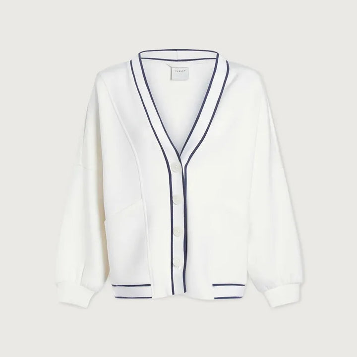 Varley Decker Off Court Cardigan - White