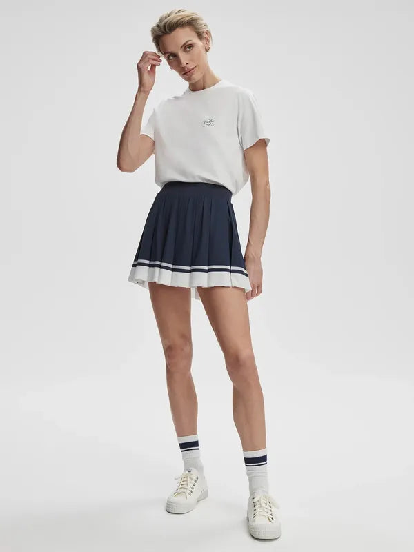 Varley Mattie Branded Tee - White