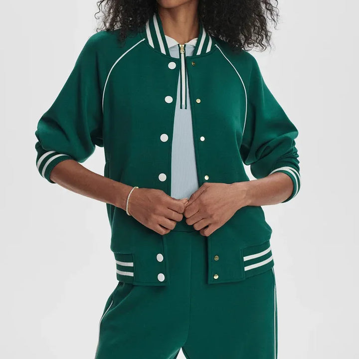 Varley Jepson Club Jacket - Forest Green